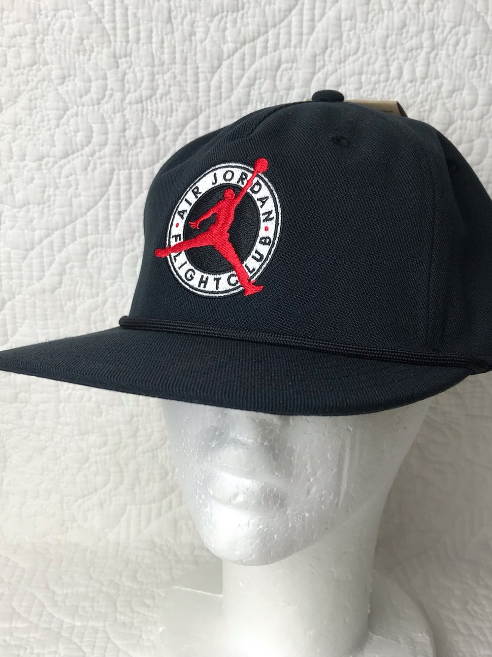 Nike Jordan Flight Club Pro Cap Adult Unisex SZ L/XL Flat-Bill Black IF3499-010